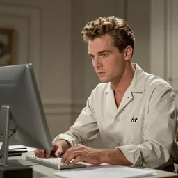 scene from the 1950 film Morbius