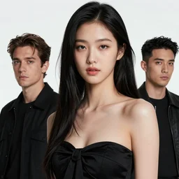 lee jin - eun by vanessa beecroft, frederick edwin church, andrew ferez, rule of thirds, seductive look, beautiful
