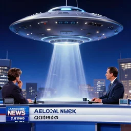 the local news ufo alien attack during a live broadcast, 2 0 0 1