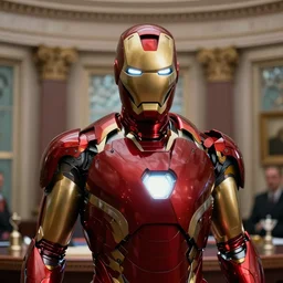 jamie foxx as iron man in the oval office
