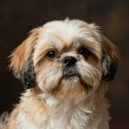 a shih tzu with face like natalie portman