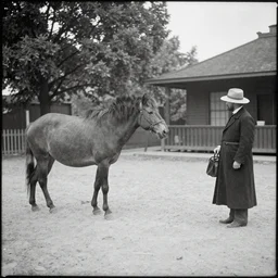 an Old photograph of a 1920s Zoo