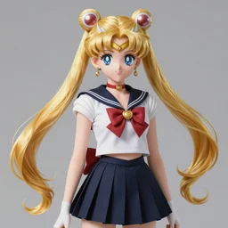h. r. giger!!!!!!!! inspired sailormoon!!!!!!!!, long blond pigtail pipes, school uniform, hyper realistic, fantasy art, in the style of naoko takeuchi, yoshitaka amano!!!!!! chris foss and alan lee, intricate, ruan jia