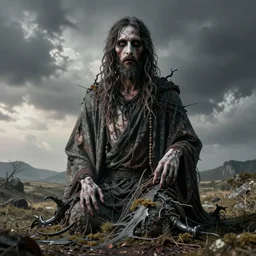 jesus soto kinetic art blended with bernie wrightson horror shape