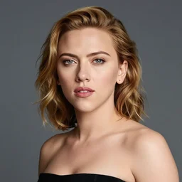 portrait of scarlett johansson or emma stone by greg ruthkowski
