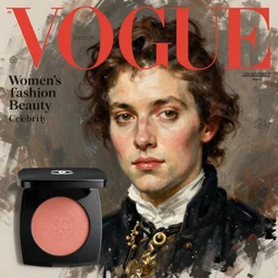 digital concept art illustration by ilya kuvshinov, vogue women's fashion beauty celebrity magazine, chanel makeup, john singer sargent oil on canvas portrait, painting, trending on artstation, intricate