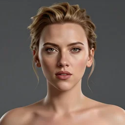scarlett johansson as katarina, highly detailed, beautiful face, symmetry, octane render, photorealistic