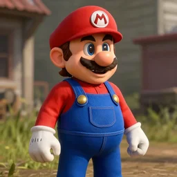 Film still of Mario, from Red Dead Redemption 2 (2018 video game)