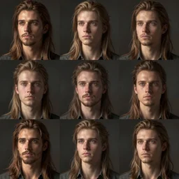 man portrait from different angles, octane render unreal