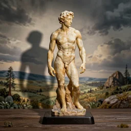 wilhelm reich, stop motion vinyl action figure, plastic, toy, rodin style