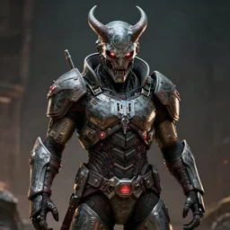 Medium Portrait of Cyber Demon from DOOM Eternal