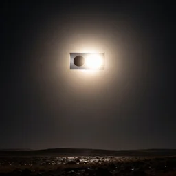 photo of a solar eclipse