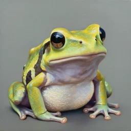 a head and shoulders portrait painting of an'anthropomorphic amazon milk frog '!!!!!!!!!! wearing a colonial outfit without a hat looking off camera, a character portrait, neoclassicism, oil on canvas