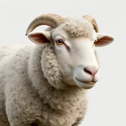 sheep with human head, unreal engine octane render, 8k