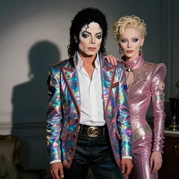 iridescent, michael jackson cosplay billie jean, ( ( ( tilda swinton ) ) ), nendroid, butcher billy style
