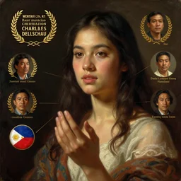 diagram for a device that summons filipino people, by charles dellschau
