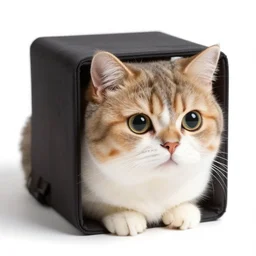 cube - shaped cat