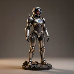 Lola Gaos Galaxy Ranger. Studio light. no background
