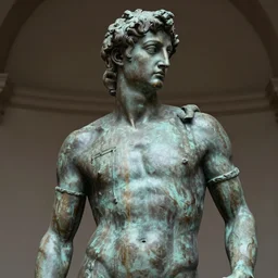 bronze sculpture of a piero angela