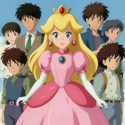 princess peach, portrait shinkai makoto studio ghibli studio key hideaki anno sakimichan stanley artgerm lau rossdraws james jean marc simonetti elegant highly detailed digital painting artstation pixiv