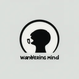 minimalist logo icon for a wandering mind, retro psychology, victo ngai, kilian eng, lois van baarle, artstation