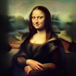 mark zuckerberg instead of mona lisa, painting
