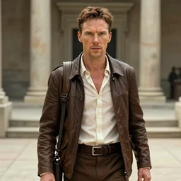 benedict cumberbatch as indiana jones in top gun