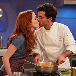 kimmy granger kissing a german chef playing fortnite and cooking for riley reid in tomorrowland
