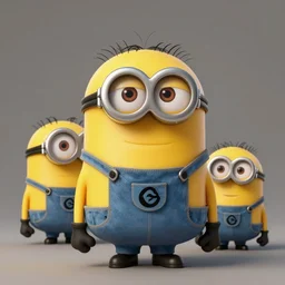 Minions conscripted into the wehrmacht in the style of Hieronymus Bosch