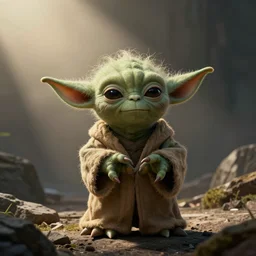 Captain Jean-Luc Picard meeting Yoda