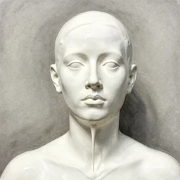 watercolor in wet paper, a liquid white clay porcelain portrait of a face melt down flow go runny by marlene dumas, body painted with white thick fluid, detailed watercolor, grainy, contrast
