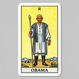 the tarot card'obama'