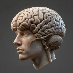 an intricately detailed ultra - realistic unreal engine 5 rendering of a portrait of brain with intricate triangle background, concept art, intricate details, highly detailed, photorealistic, octane render, 8 k uhd art by kilian eng