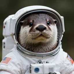 an otter wearing an astronaut suit,digital art,ultra realistic,ultra detailed,art by greg rutkowski,detailed face