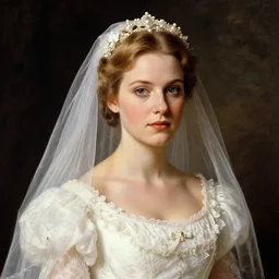 dslr photo portrait still of young elsa lanchester as the bride, frankenstein, by gustave dore, 8 5 mm, f 1. 8,