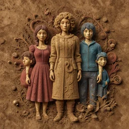 portrait made of dirt :: by Martine Johanna and Simon Stålenhag and Chie Yoshii and wlop and Guillermo del toro :: ornate, dynamic, particulate, rich colors, elegant, centered, artstation, smooth, sharp focus, octane render, 3d