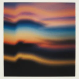 blurry waves of color on film , 2002 Japanese B5 Chirashi Handbill, cinematic grain, namorphic 35 mm lens,