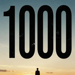 a movie poster for the movie 1 0 0 0, text 1 0 0 0