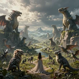 Eternity is in love with the creations of time creative Creatures and monsters wander the landscapes of the Imagination