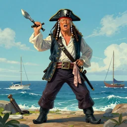 trump as a pirate