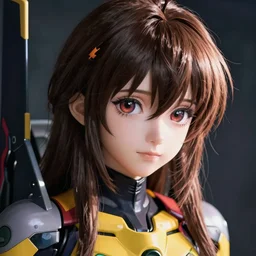 portrait Anime Mecha pilot with her Eva cute-fine-face, pretty face, realistic shaded Perfect face, fine details. Anime. realistic shaded lighting by Ilya Kuvshinov Giuseppe Dangelico Pino and Michael Garmash and Rob Rey, IAMAG premiere