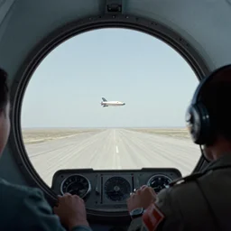 1960s photographic evidence of pilot view seeing a spaceship far away