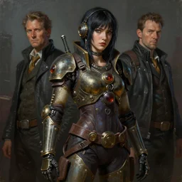 mulan, dieselpunk, oil painting, darkness, paint texture, digital painting, highly detailed, artstation, sharp focus, illustration, concept art, ruan jia, charlie bowater, tom bagshaw, norman rockwell