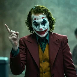 movie still of skeletor as the joker in dark knight, 4 k