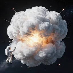 choosing to explode in space