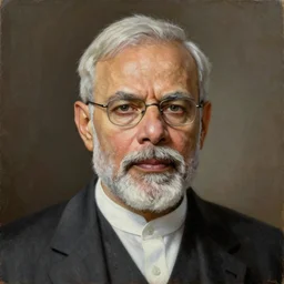 Narendra Modi as Walter White, masterpiece, oil on canvas, by Greg Rutkowski, neoclassical portrait, sharp, HD, detailed, cinematic composition, dramatic, concept art, best lighting, 8K,