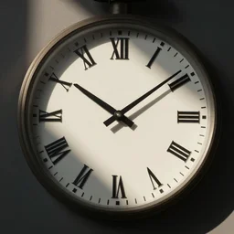 photo of analogue clock,
