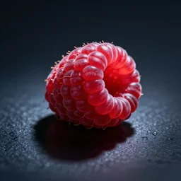raspberry macrophotography, beautiful photograph, cinematic lighting