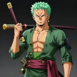 roronoa zoro, award winning concept art. trending on artstation. sharp, digital art. award winning. very detailed