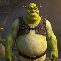 shrek as shaquille o'neal
